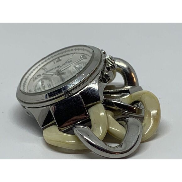 Michael Kors MK4263 Womens Stainless Steel Analog Silver Dial Quartz Watch GE113 - Picture 9 of 12